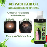 Adivasi Neelgiri Herbal Hair Oil (Pack of 2) – 100% Natural Hair Growth & Anti-Hair Fall Solution – 125ml x 2