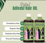 Adivasi Neelgiri Herbal Hair Oil (Pack of 2) – 100% Natural Hair Growth & Anti-Hair Fall Solution – 125ml x 2
