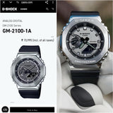 ⌚ G-Shock GM2100 – Premium 7AA Collection – High-Demand Silver Metal Edition