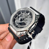 ⌚ G-Shock GM2100 – Premium 7AA Collection – High-Demand Silver Metal Edition