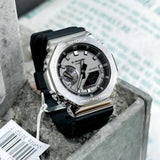 ⌚ G-Shock GM2100 – Premium 7AA Collection – High-Demand Silver Metal Edition
